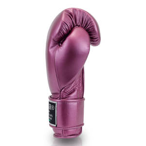 Gants de combat professionnels de haute qualité Gants de boxe personnalisés en cuir de couleur unie - Product Image 4