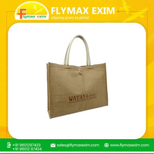 ถุงผ้าปอกระเจาทำมือขนาดใหญ่เป็นมิตรกับสิ่งแวดล้อมถุงช้อปปิ้งสีเขียว - Product Image 4