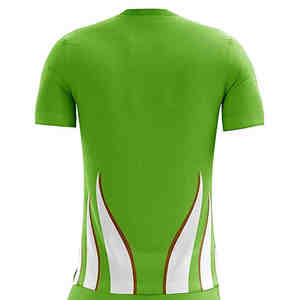 Conçu sur mesure de taille adulte maillot de football et short respirant léger 100% ensemble d'uniformes de vêtements de sport en polyester - Product Image 6