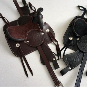 Mini selle Western Luxury Saddle eco friendly confortable pour western Decor horse English horse racing products from India - Product Image 2