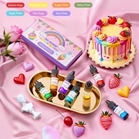 Colorant alimentaire liquide à base d'huile, pigment comestible pour le chocolat, les bonbons, les macarons, la décoration de gâteaux