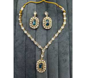 Hermoso diseño chapado en oro color dorado conjunto de ropa de boda doble piedra diseño elegante conjunto de ropa de mujer ropa de compromiso - Product Image 1