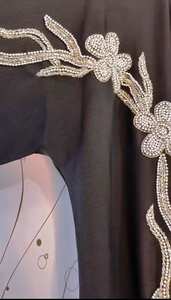 Elegante modesta mujer islámica Abaya estilo Kaftan hermosa mano bordada Formal Dubai diseño tradicional musulmán ropa - Product Image 2