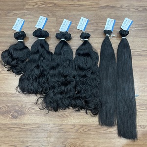 มัดผมมนุษย์บริสุทธิ์จากเวียดนามผมสีดำธรรมชาติ - Product Image 3