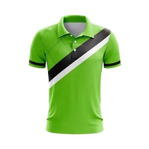 เสื้อโปโลผู้ชายผ้าโพลีเอสเตอร์ผ้าสแปนเด็กซ์แบบระเหิด100% เสื้อกอล์ฟแห้งเร็วผลิตจากผู้ผลิต - Product Image 3