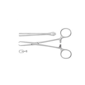 Pinces à tissus chirurgicales en acier inoxydable de haute qualité Allis Intestinal Grasping Forceps 19 cm 5x6 dents - Product Image 1