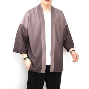 Camisa tipo kimono de manga corta para hombre, camisa estilo imono holesale, 2023 - Product Image 2