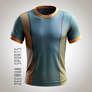 เสื้อยืดผู้ชายผ้าฝ้าย 100% พิมพ์ลายดิจิทัลตามสั่ง คอลเลคชั่นใหม่ล่าสุด แห้งเร็ว ระบายอากาศดี แขนสั้น น้ำหนักเบา สวมใส่สบาย - Product Image 2