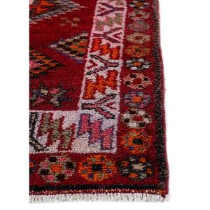 Nuray Hand Knotted Wool Rugs in <b>Red</b> & Orange Geometric Pattern Pae-3058 for Home Use - Product Image 4