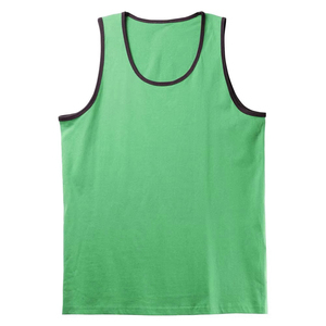 เสื้อกล้ามสำหรับยิมของผู้ชายสีทึบแห้งเร็วเสื้อถักนิตติ้งออกแบบได้ตามต้องการโลโก้ตามต้องการ - Product Image 1