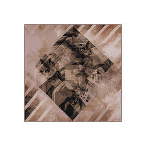 ผ้าพันคอไหมทวิลสองด้านลายบอสฟอรัส 90x90-ลายเรขาคณิตดีไซน์เนอร์ - Product Image 4