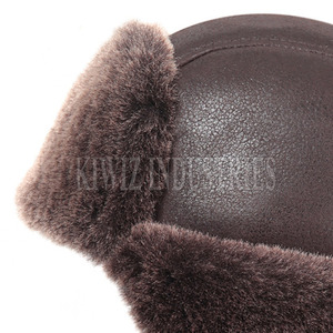 Sombreros de piel de oveja hechos a medida a la moda, sombreros para hombres, sombreros de piel de oveja con logotipo personalizado - Product Image 6