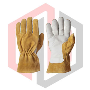 Guantes de Bombero de Material Personalizado, Resistentes al Calor, con Forro de Aramida y Lámina de Aluminio, Protección Anti-Calor para Manos y Brazos, Tejido de 7 oz - Product Image 1