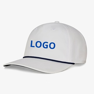 Casquette de golf en polyester léger à 5 panneaux avec logo personnalisé Casquette en corde de performance respirante pour les sports de rue et les voyages d'affaires - Product Image 3