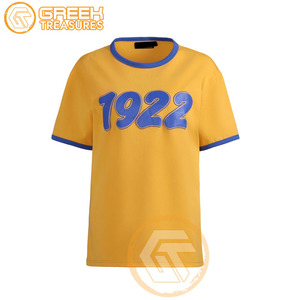 T-shirt en jersey de coton de haute qualité Sigma Gamma Rho femmes vêtements de sororité personnalisés respirant imprimé vêtements grecs été - Product Image 2