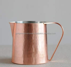 Accesorios para Bar, taza de café martillada de acero inoxidable, taza de Metal con asa para té, jugo, cerveza, uso con asa - Product Image 6