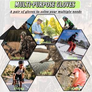 Gants de chasse tactiques d'extérieur avec doublure intérieure isolée et paume antidérapante pour les commandes personnalisées par temps froid pour les équipes - Product Image 5