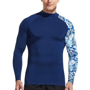 Meilleures ventes : Rashguard homme à manches longues, séchage rapide, respirant, écologique, haute performance, coupe ajustée, compression, Spandex/Polyester - Product Image 1
