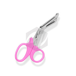 Paramedic Utility Bandage Shears Neon <b>Pink</b> 7.25 Inch EMT Nurse Scissors Students Lightweight <b>Ribbon</b> Medic Instruments - Product Image 4