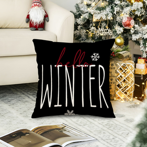 18*18 inç noel siyah ekose keten yastık dekoratif yastık kılıfları yastık oturma odası için - Product Image 3