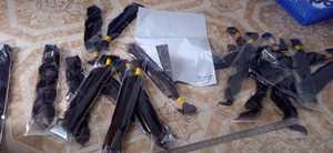 Extensions de Cheveux Humains Naturels Indiens Raw Remy 30 Pouces Vague Droite Wefted Bundles Healthy Soft Healthy Extensions Cheveux Humains - Product Image 6