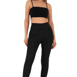 Fabriqué au Pakistan 2023 dernier design frais ensemble de Yoga vêtements de Fitness femmes Sport soutien-gorge et Leggings ensemble - Product Image 1
