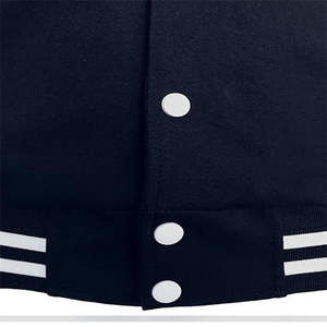 Chaqueta Universitaria Corta para Mujer, Tendencia 2026, Servicio OEM, Personalizable, Lisa, Satén Teñido, Impermeable, Transpirable, Informal - Product Image 4