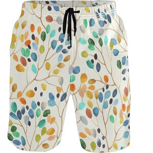 Para un estilo de vida activo, estos shorts casuales de playa para hombre están hechos de poliéster ligero de secado rápido con sublimación. - Product Image 1