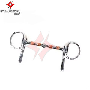 Mèche Baucher à joues sur mesure Rembourrage souple en acier inoxydable de qualité supérieure Mèche à anneau lâche avec culotte en argent allemand - Product Image 4