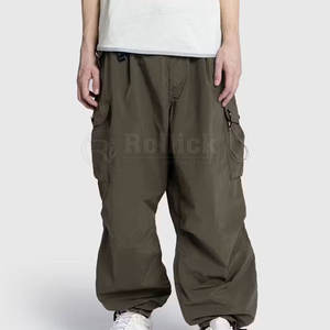 Pantalon en nylon ample, léger, confortable, style moderne, mode streetwear, pour un usage quotidien - Product Image 2