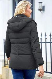 แจ็กเก็ตปลาปักเป้ายาวสำหรับผู้หญิงแจ็กเก็ตตัวยาวทนทานต่อน้ำ - Product Image 3