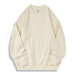 100% coton hommes confortable à manches longues hiver à capuche femmes surdimensionné pull à col rond pour homme confortable sweat hommes - Product Image 5