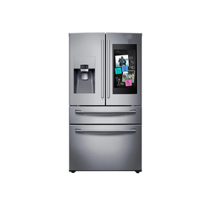 Réfrigérateur à portes françaises 28 Cu. Réfrigérateur commercial à écran tactile de 2 pieds, 3 portes, à dégivrage automatique, contrôlé par application, écoénergétique - Product Image 3