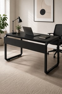 Table de travail, bureau pour ordinateur portable, table d'ordinateur, table de bureau moderne, table d'étude pour chambre à coucher, bureau d'ordinateur contemporain, bureau d'ordinateur pour le bureau - Product Image 2