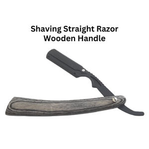 Maquinilla de afeitar profesional de acero inoxidable con mango de madera al por mayor - Product Image 3