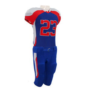 ชุดยูนิฟอร์มอเมริกันฟุตบอลสำหรับผู้ใหญ่ ฤดูร้อน แขนสั้น 100% โพลีเอสเตอร์ แห้งเร็ว ระบายอากาศดี พิมพ์ลายแบบซับลิเมชั่น สีและโลโก้ปรับแต่งได้ - Product Image 6