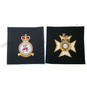 High Quality Customized Embroidered Badges Patches 3D Design Beads Decoration Fashionable Bullion Wire <b>Material</b> Top-notch - Product Image 5