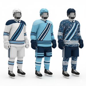Conjuntos de camisetas de hockey sobre hielo sublimadas personalizadas-100% poliéster Material de secado rápido-Logotipo de tu equipo - Product Image 6