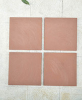 Carreaux de mur et de sol en terre cuite rouge de 305x305 mm (12x12 pouces) pour jardin, intérieur, extérieur, revêtement de sol et de mur en briques