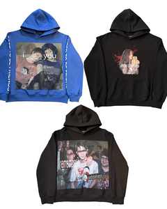 Sweat à capuche graphique pour hommes, poids lourd et ajustable avec logo personnalisé Produits populaires Fabriqué au Pakistan Polyester/coton Col à capuche épais uni - Product Image 4