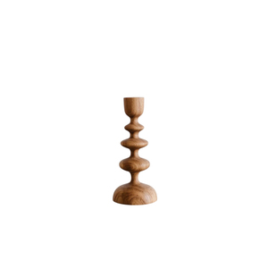 Fait de bougeoir en bois naturel nouveau Design Vintage Table de maison bougeoir en bois décoratif chandelier pour l'utilisation de mariage - Product Image 3