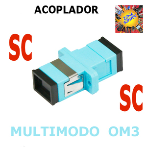 Acoplador de Fibra Óptica Multimodo OM3 SC - Product Image 1
