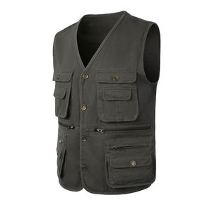Gilet de chasse léger, écologique, imperméable, imprimé, sans manches, multi-poches, fabriqué au Pakistan, en polyester/nylon, pour homme, 2026 - Product Image 6