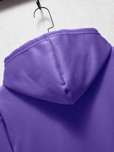 Personalizado para Kangaroo Pocket Fleece Hoodie 100% algodón liso teñido no tejido método hombres invierno transpirable a prueba de viento - Product Image 3