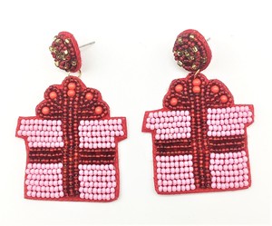 Nouveau produit boucles d'oreilles de noël cloches de flocon de neige cloutées en diamant boucles d'oreilles de sapin de noël boucles d'oreilles de noël - Product Image 1