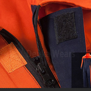 Overol de Seguridad Industrial Personalizado con Múltiples Bolsillos, Ropa de Trabajo Protectora de Poliéster para Exteriores, MOQ Bajo - Product Image 2