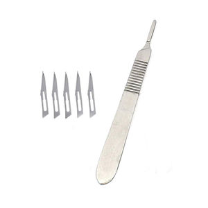 Vente en gros de scalpels et couteaux jetables, fabrication de couteaux, manche de scalpel chirurgical #4 et lames à bas prix - Product Image 1