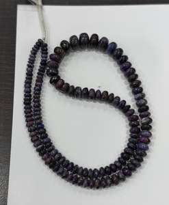 Rare Gemstone Material Natural Sugilite Smooth Rondel Beads Sugilite Gemstone Handmade Bulk Product - Product Image 6