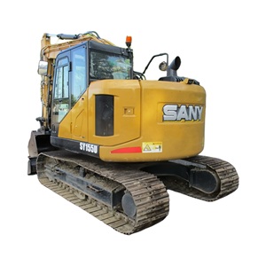 SANY Mini hydraulique chenille pelle cabine 4 cylindres Isuzu Turbo Diesel dents seau basses heures clé moteur moteur engrenage inclus - Product Image 1