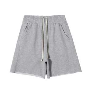 Pantalones cortos deportivos informales de cintura media para hombre, de secado rápido, transpirables, impermeables, patrón sólido con cintura elástica, servicio OEM disponible - Product Image 3